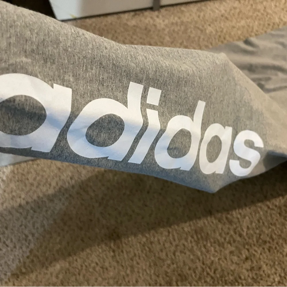 Adidas Women's Heather Gray Leggings - Picture 5 of 6
